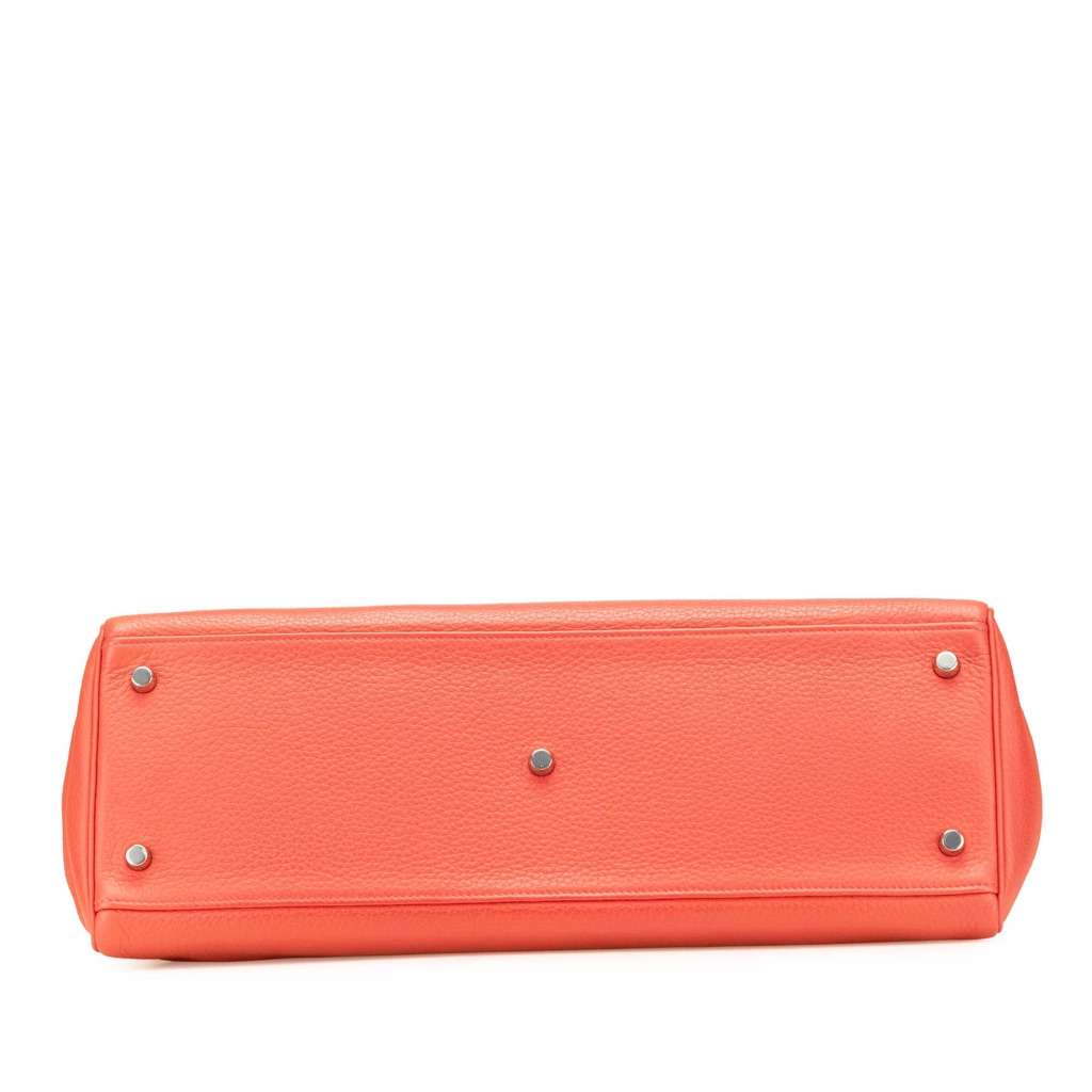 Hermès Togo JPG Shoulder Kelly II 42 Red Leather Very good condition - Inside View