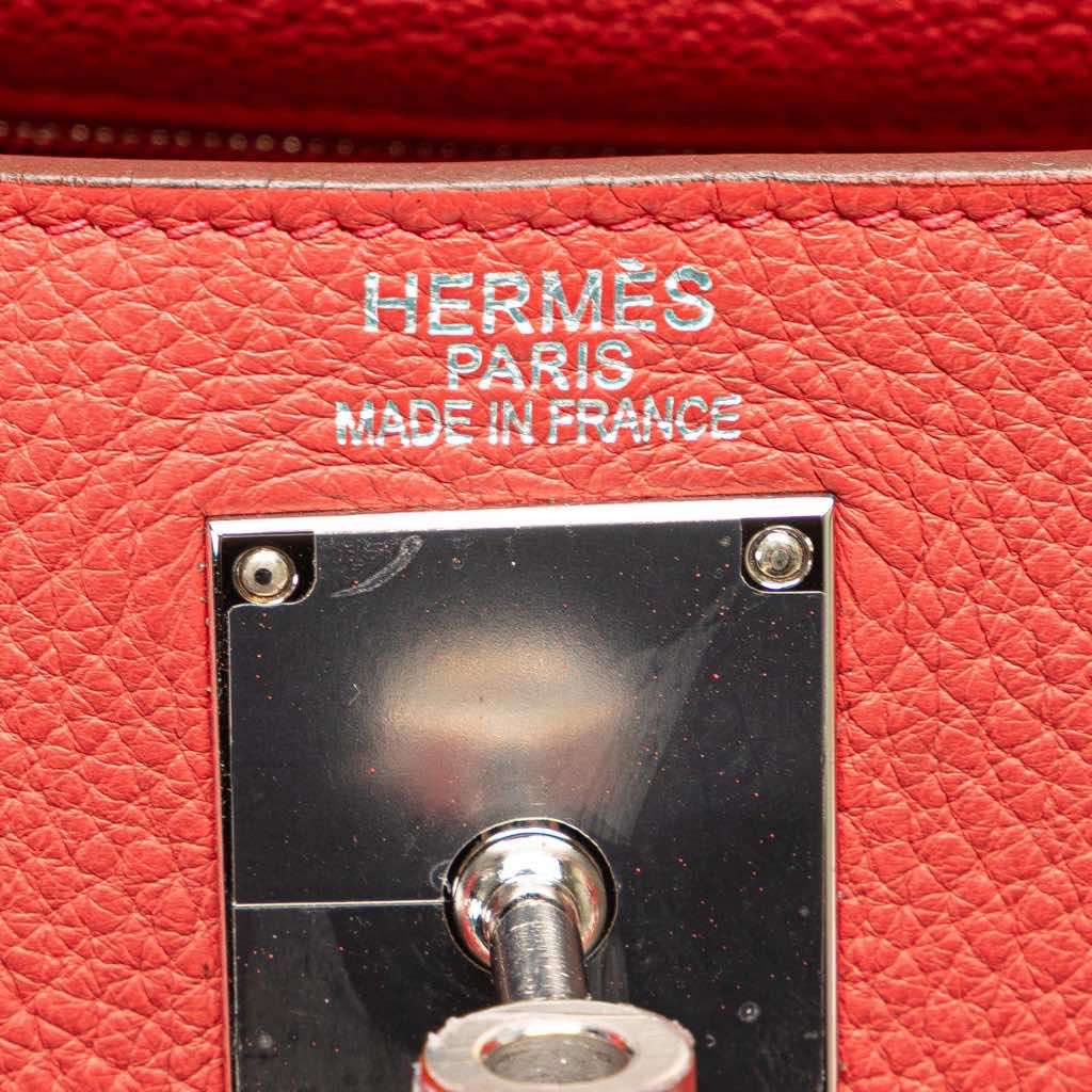 Hermès Togo JPG Shoulder Kelly II 42 Red Leather Very good condition - Box View
