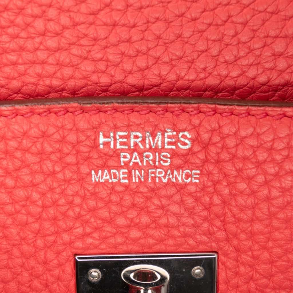 Hermès Togo Birkin Retourne 35 Pink Leather Good condition - Box View