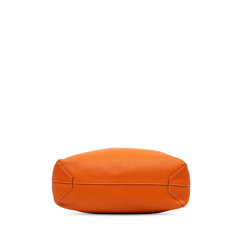 Hermès Clemence Double Sens 36 Orange Leather Good condition - Inside View
