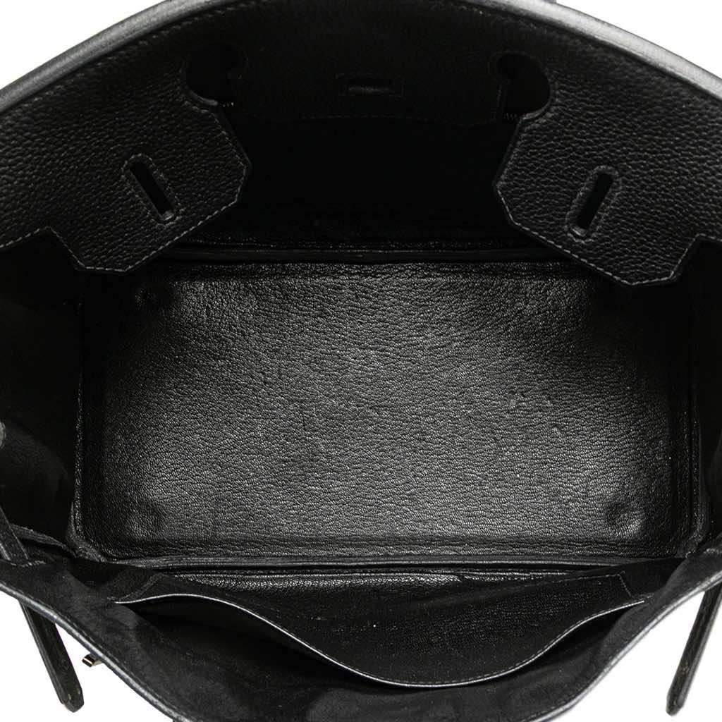 Hermès Togo Birkin Retourne 30 Black Leather Good condition - Model View