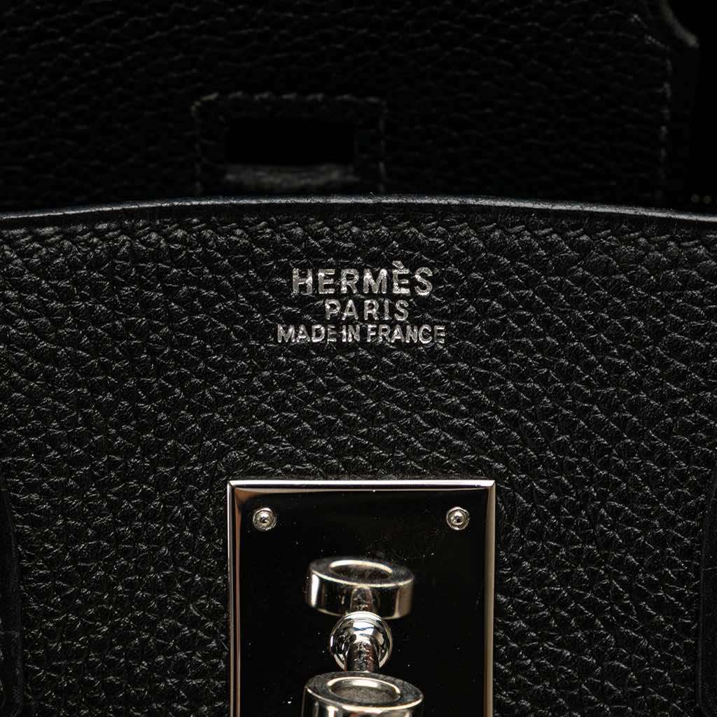 Hermès Togo Birkin Retourne 30 Black Leather Good condition - Box View