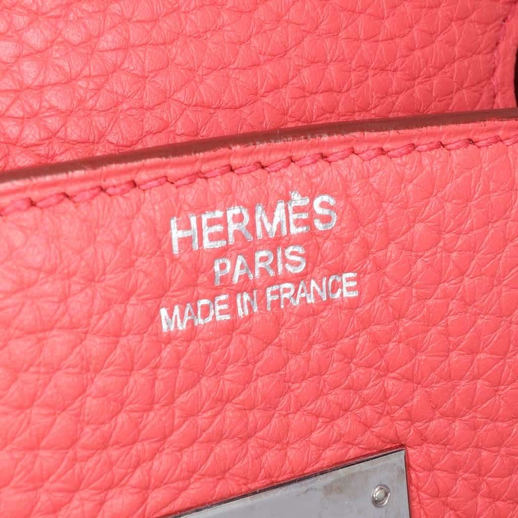 Hermès Togo Birkin Retourne 35 Red Leather Good condition - Box View