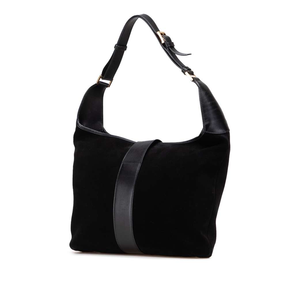 Gucci Suede Dionysus Hobo Black Leather Good condition - Back View