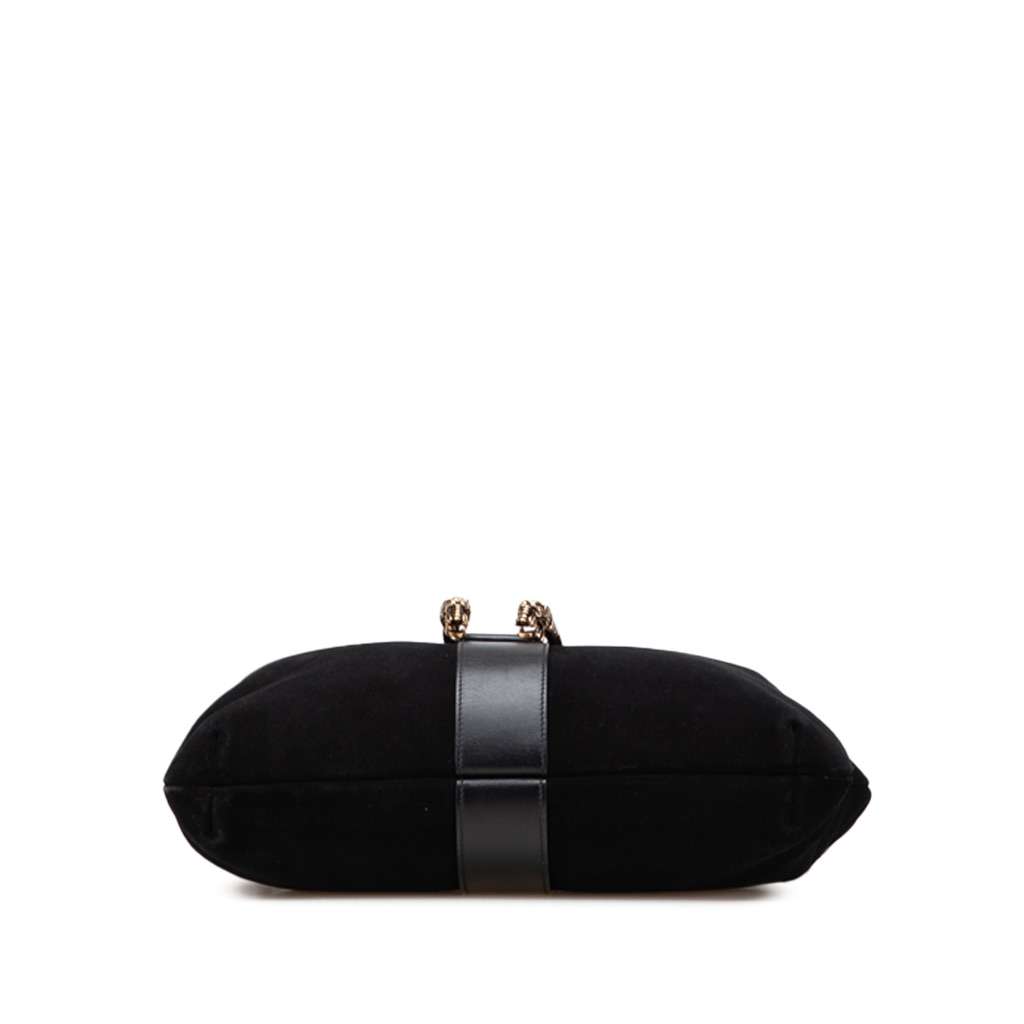 Gucci Suede Dionysus Hobo Black Leather Good condition - Inside View