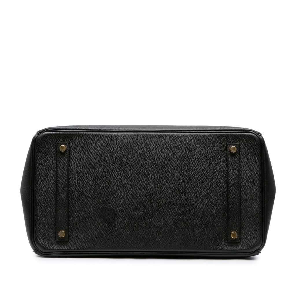 Hermès Epsom Birkin Retourne 35 Black Leather Good condition - Inside View