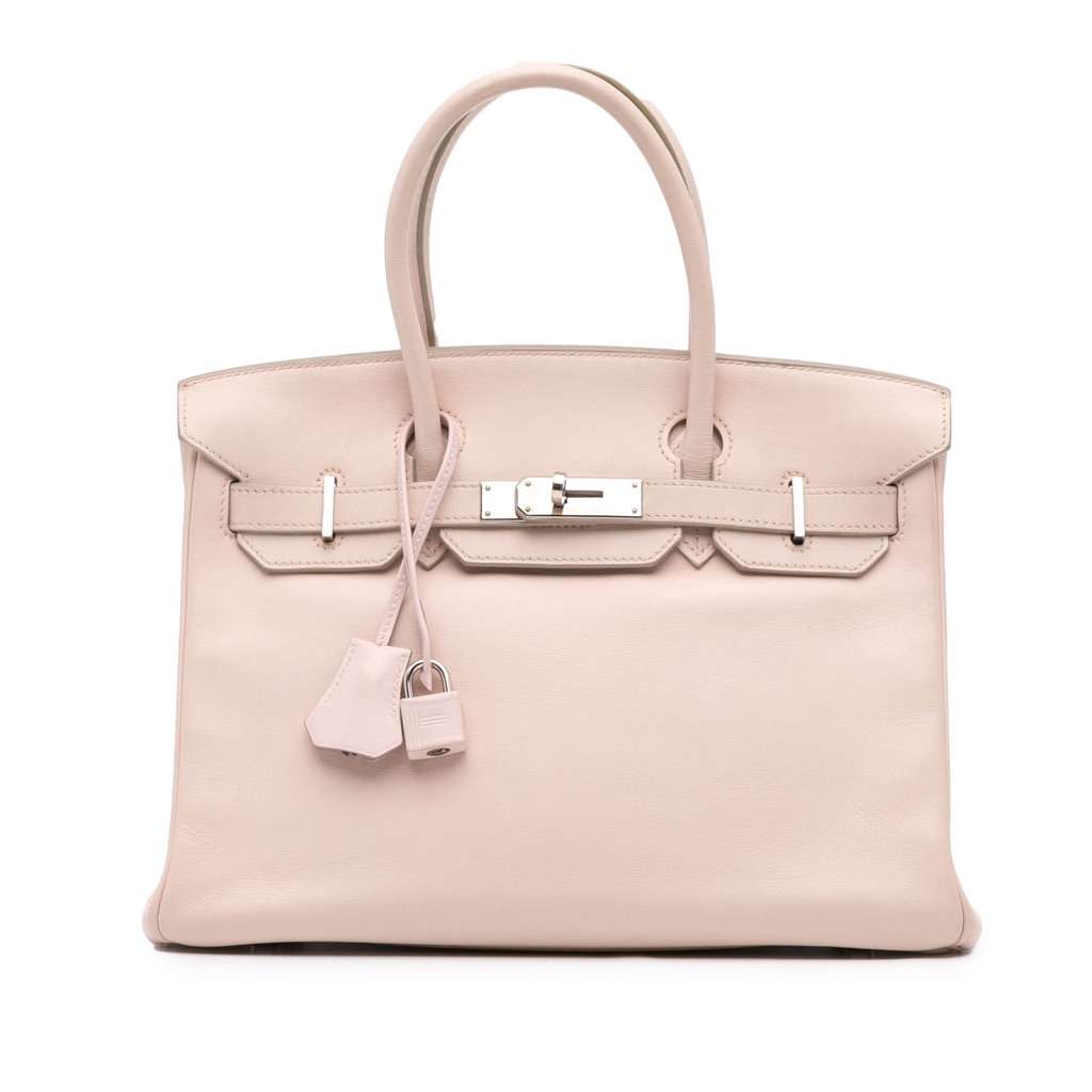 Hermès Swift Birkin Retourne 30 Pink Leather Good condition - Front View