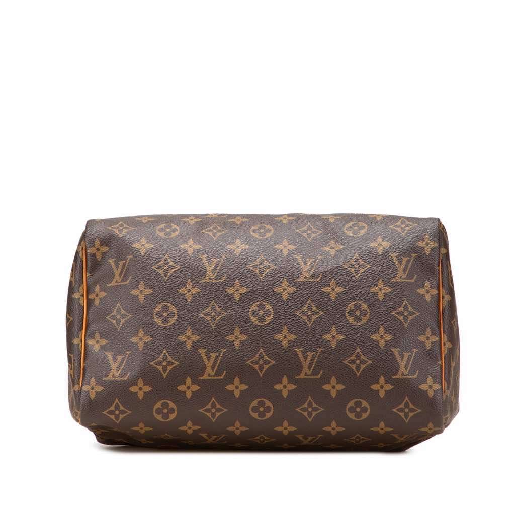 Louis Vuitton Monogram Speedy 30 Brown Canvas Fair - Inside View