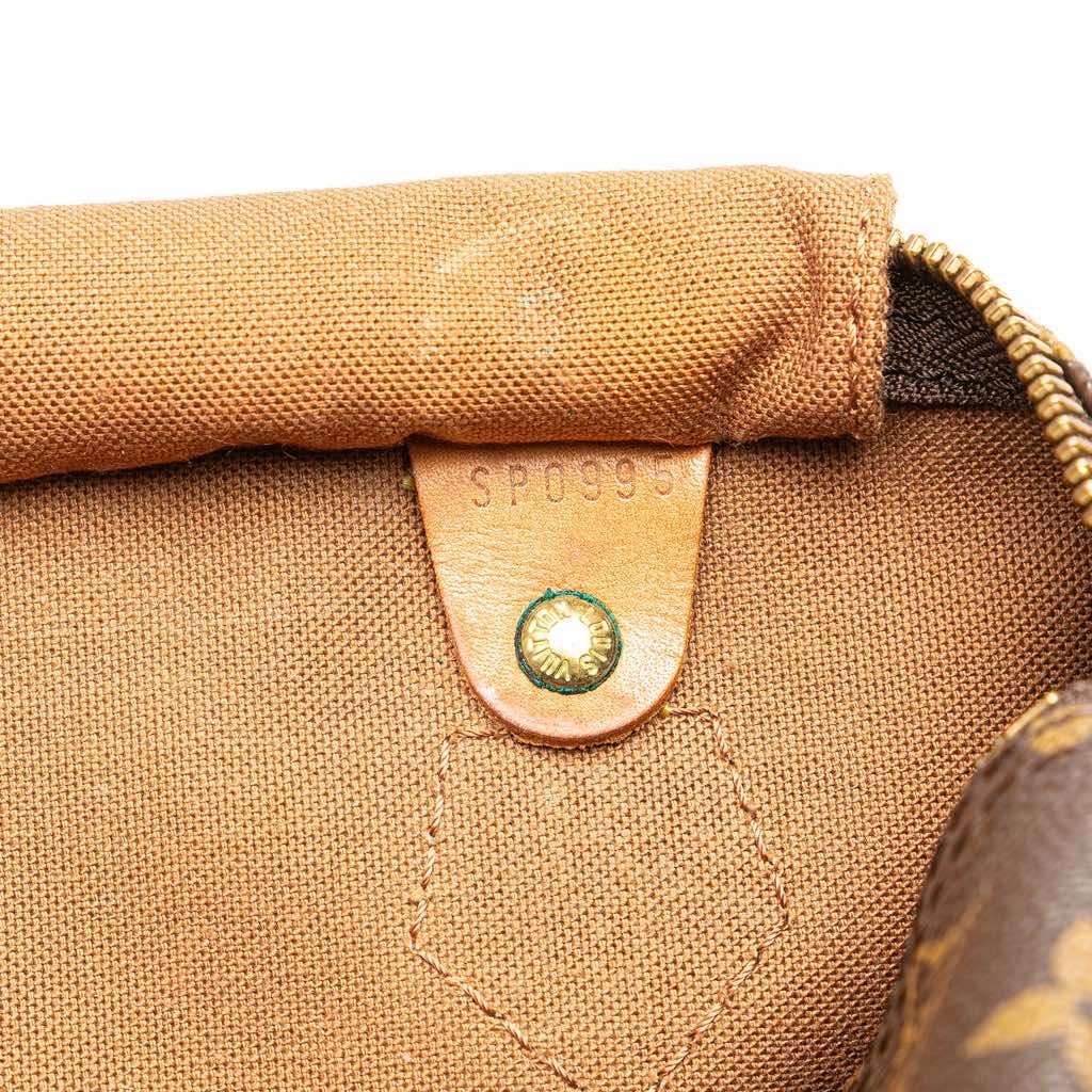 Louis Vuitton Monogram Speedy 30 Brown Canvas Fair - Box View