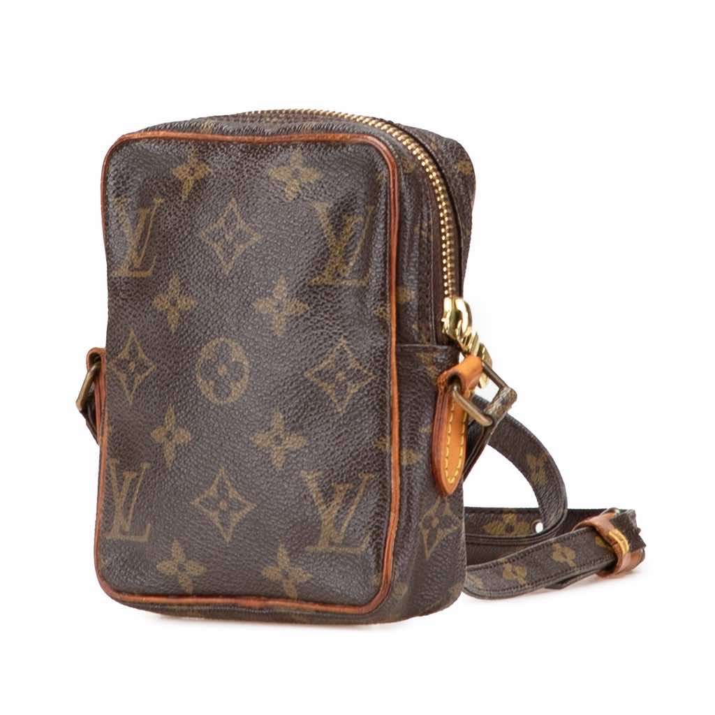 Louis Vuitton Monogram Mini Danube Brown Canvas Good - Back View
