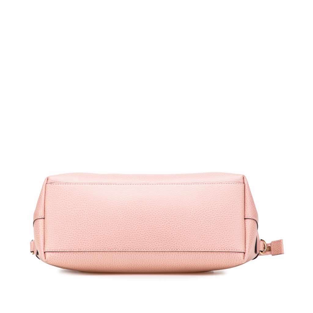 Gucci Dollar Calfskin GG Charm Satchel Pink Leather Very good condition - Inside View