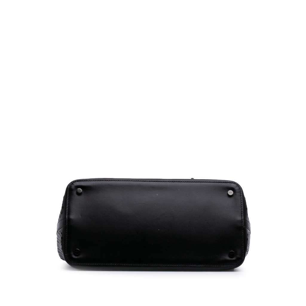 Alaïa Vienne Calfskin Laser Cut Mina 32 Black Leather Good condition - Inside View