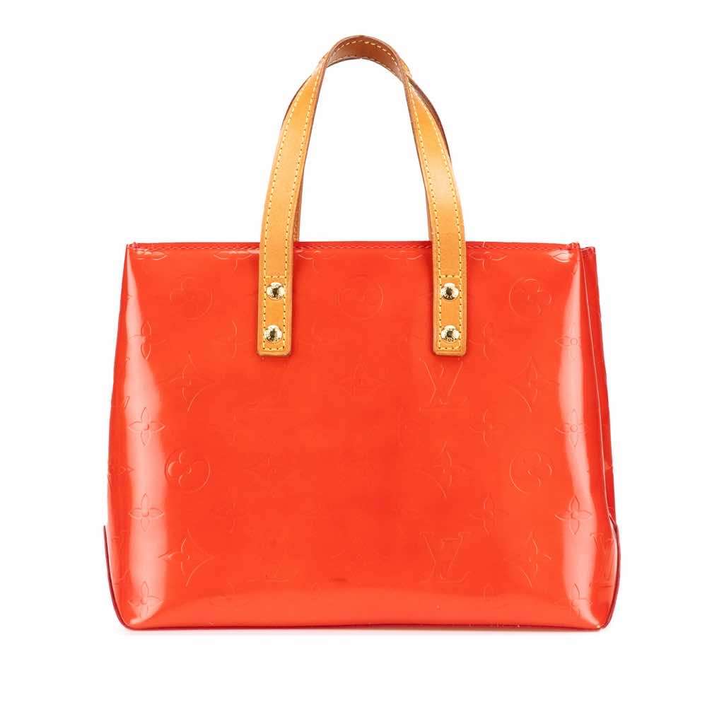 Louis Vuitton Monogram Vernis Reade PM Red Leather Good - Front View