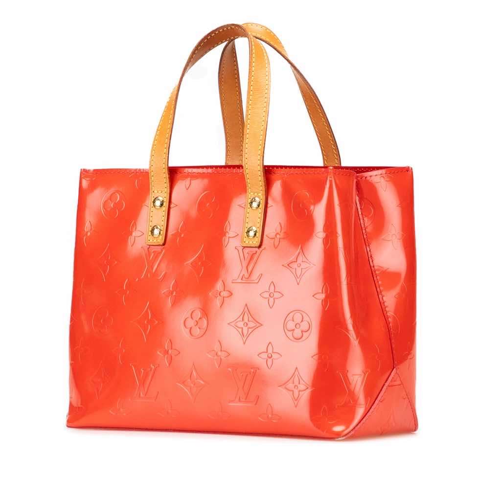 Louis Vuitton Monogram Vernis Reade PM Red Leather Good - Back View