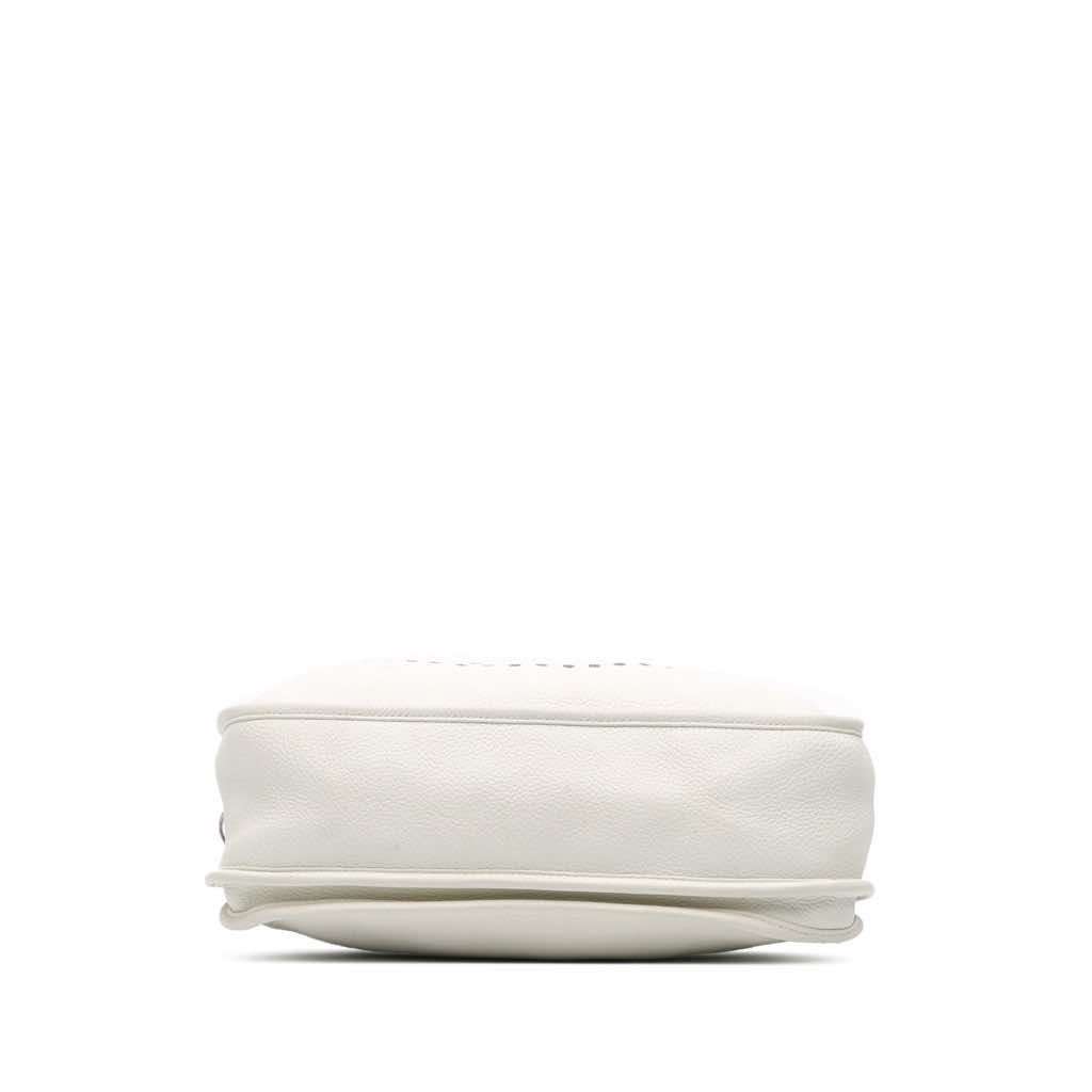 Hermès Clemence Evelyne III PM White Leather Good condition - Inside View