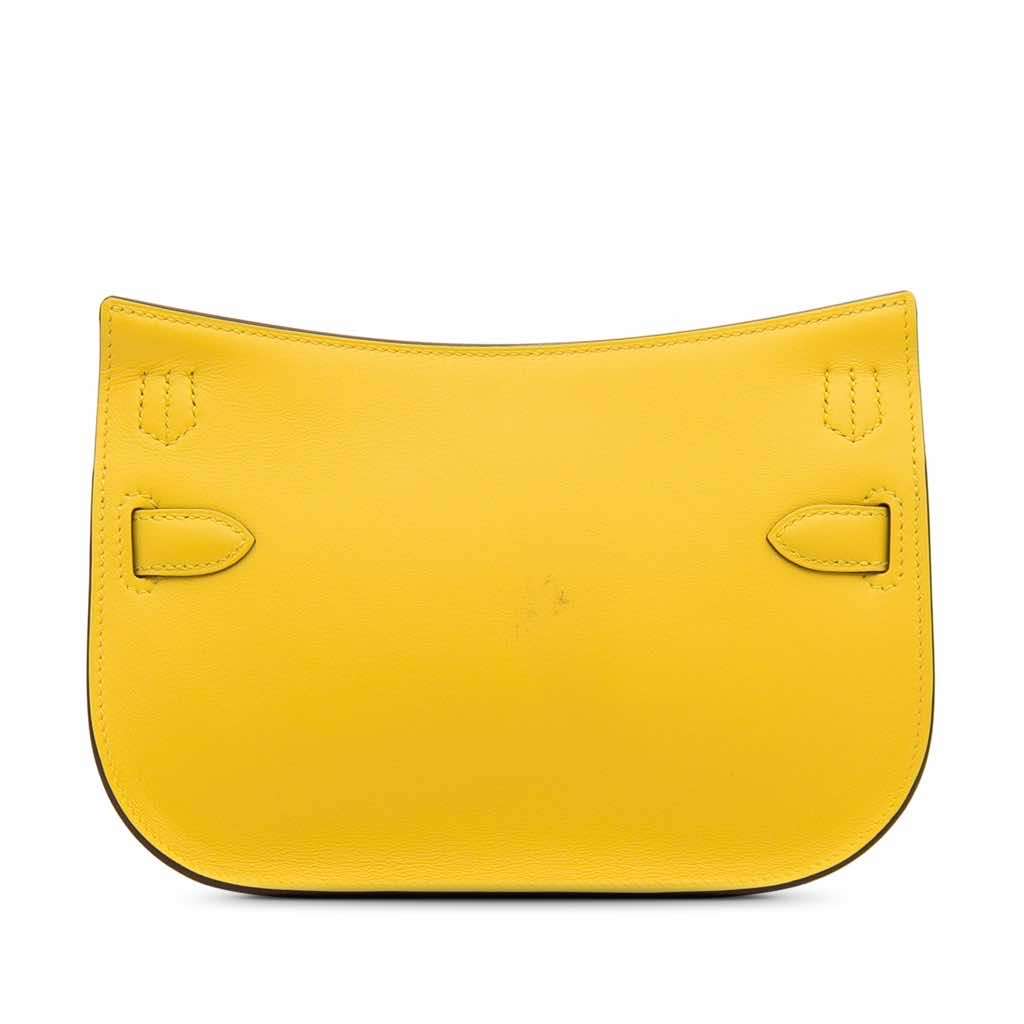 Hermès Swift Mini Jypsiere Yellow Leather Very good condition - Inside View