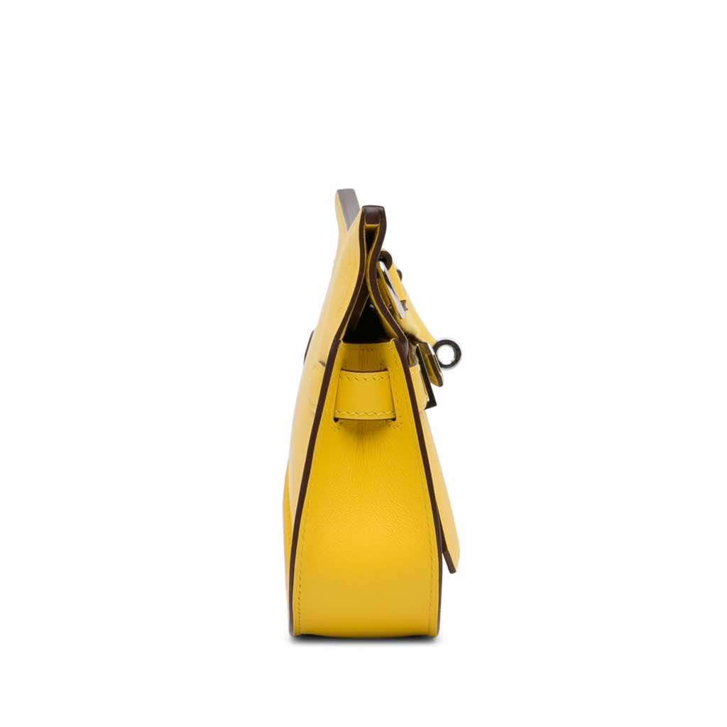 Hermès Swift Mini Jypsiere Yellow Leather Very good condition - Model View