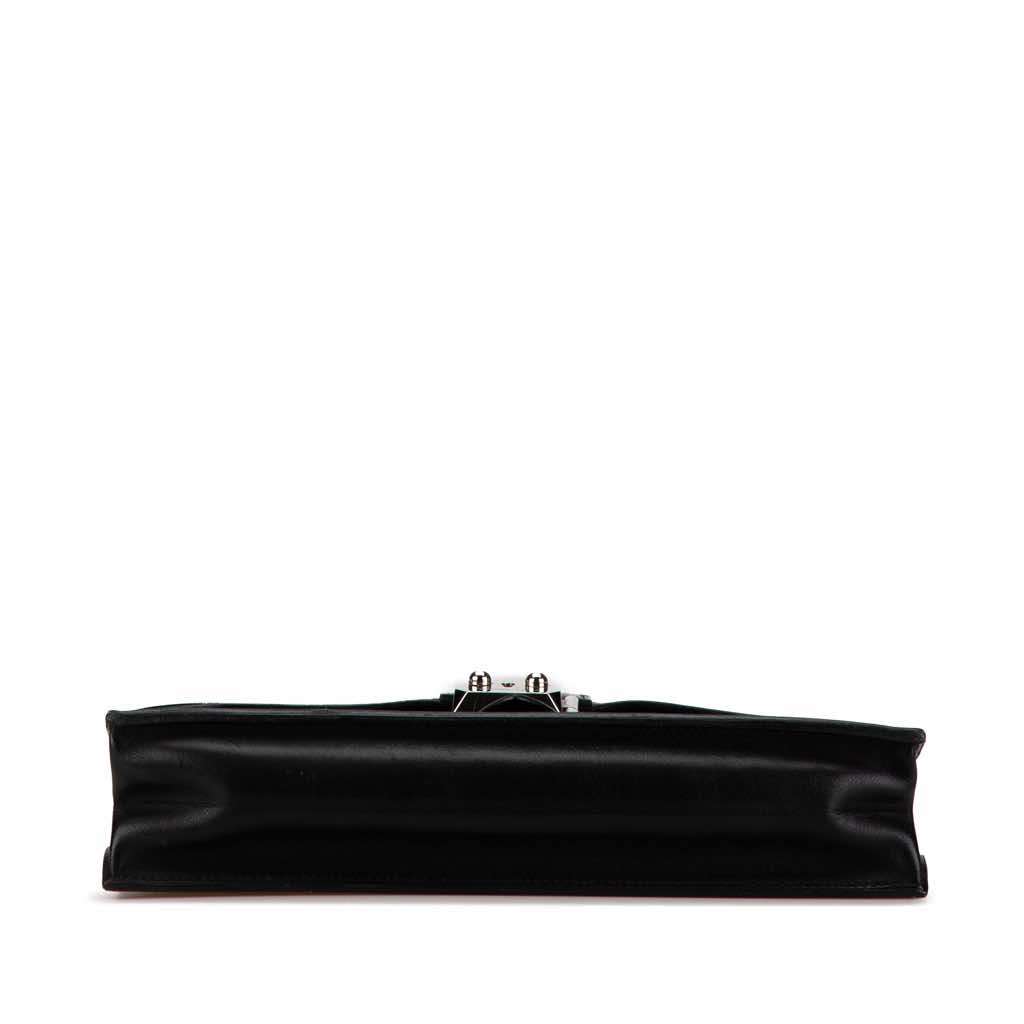 Hermès Swift Sac A Depeches 27 Black Leather Good condition - Inside View