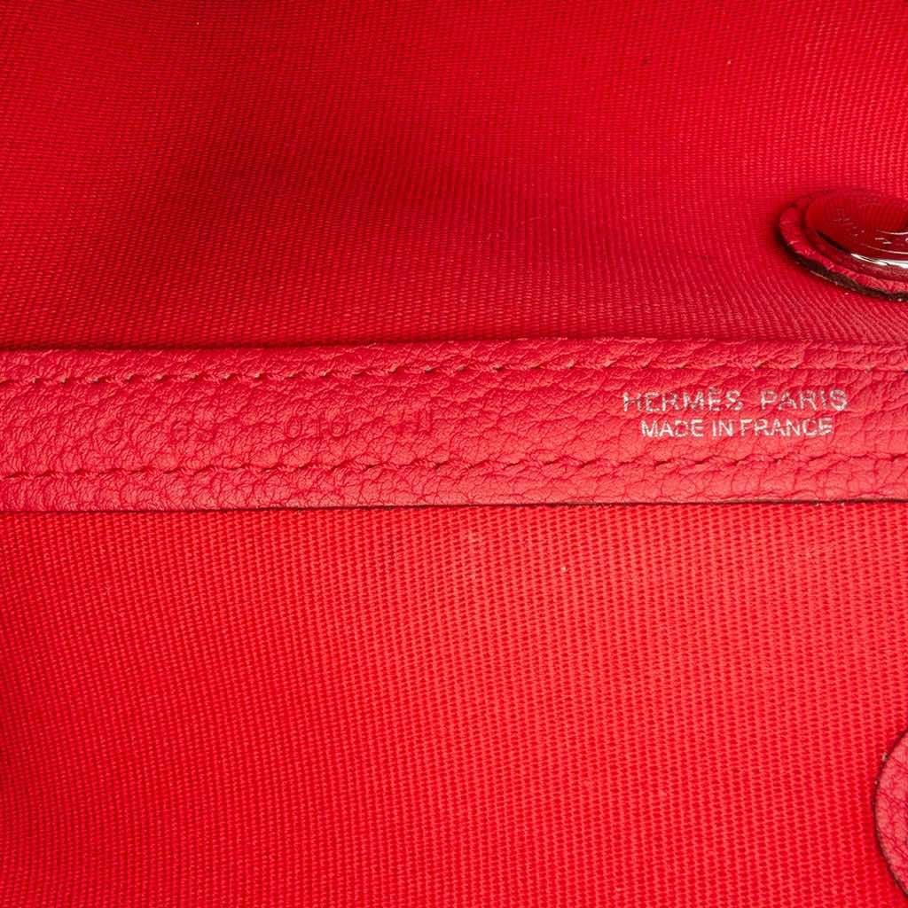 Hermès Toile and Negonda Garden Party 30 Red Good condition - Box View