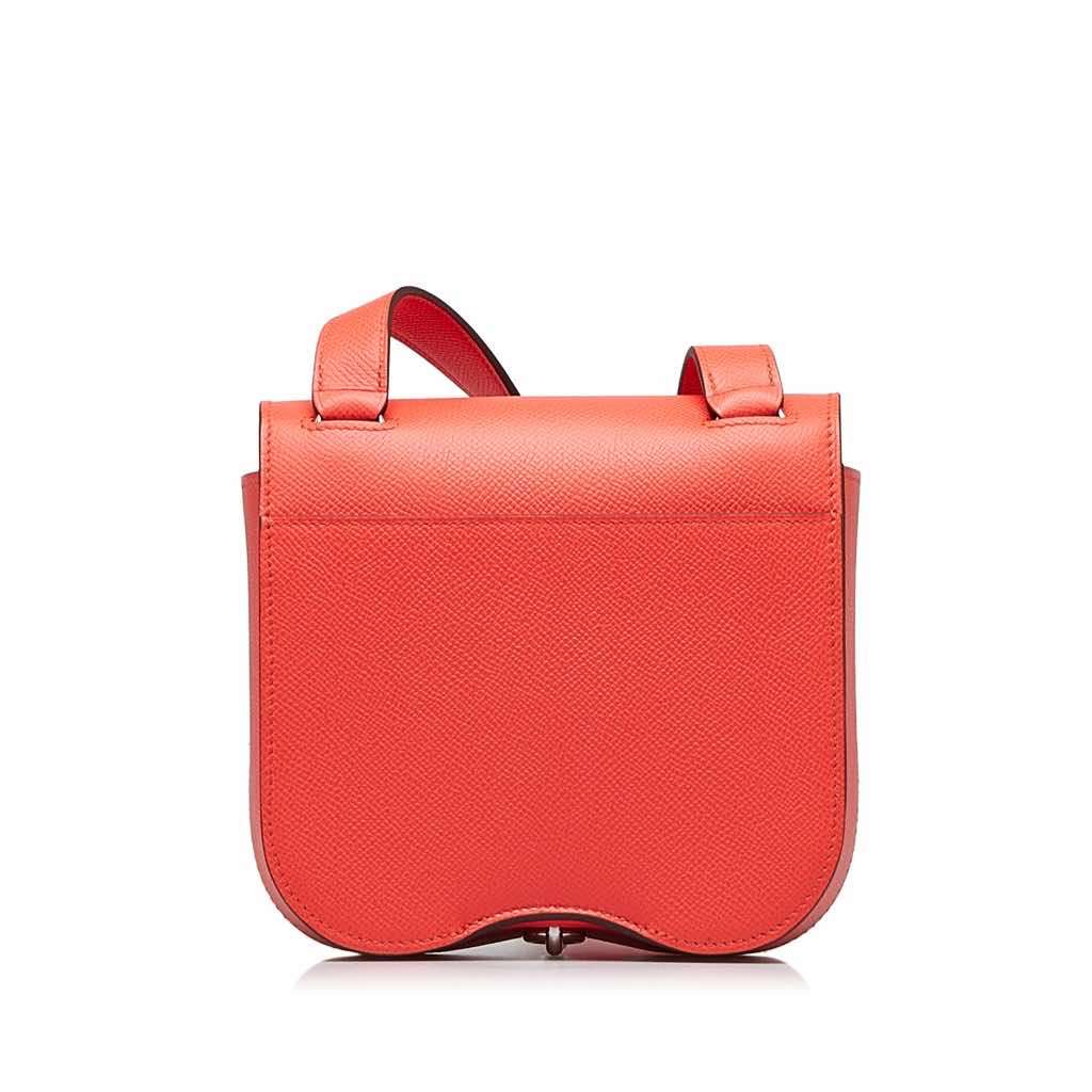 Hermès Mini Epsom Della Cavalleria Red Leather Very good condition - Inside View