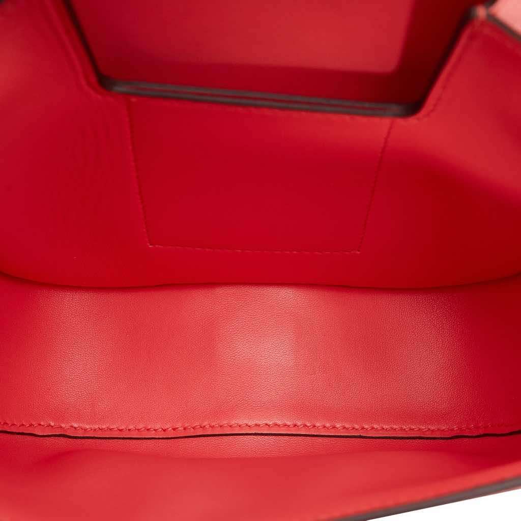 Hermès Mini Epsom Della Cavalleria Red Leather Very good condition - Box View