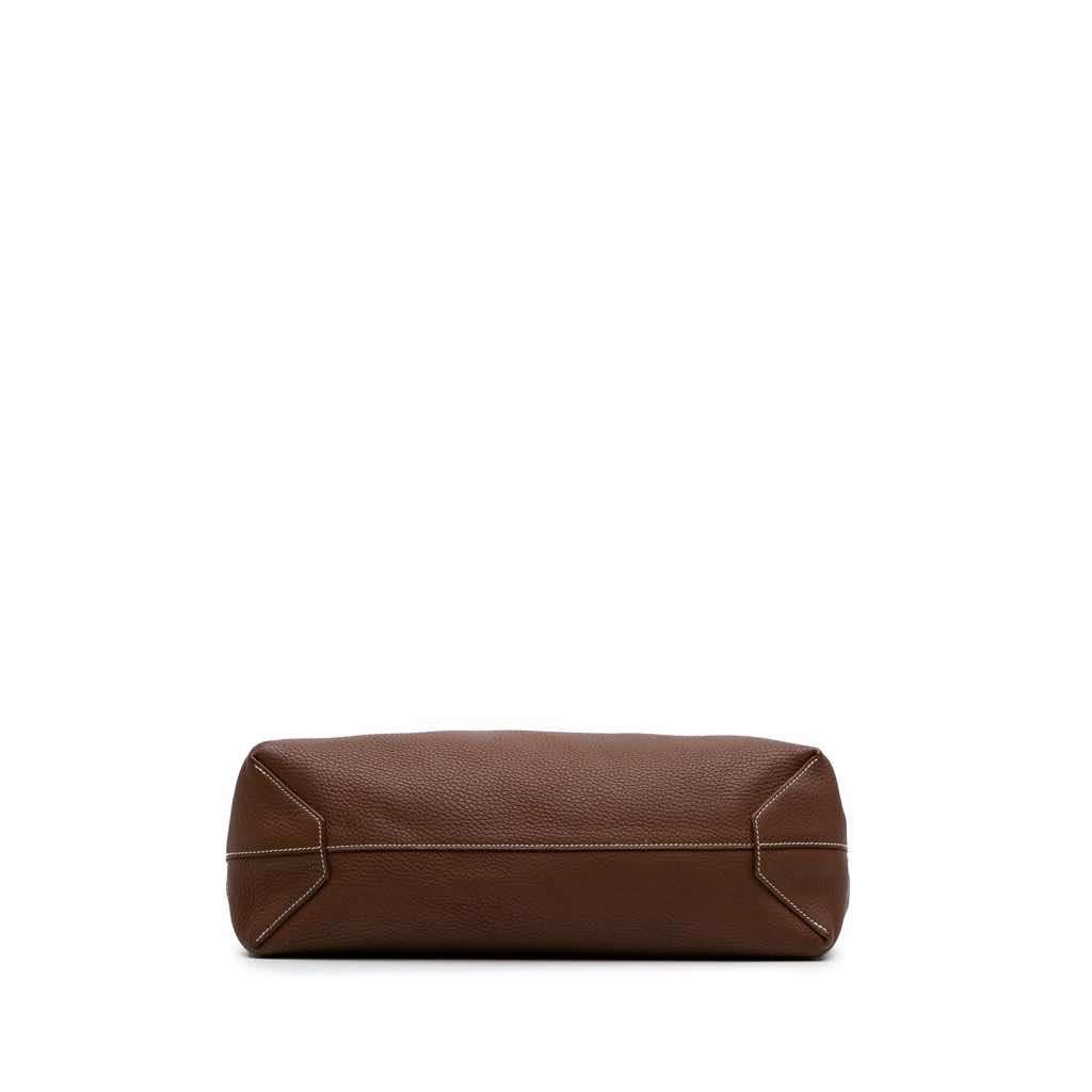 Hermès Clemence Double Sens 36 Brown Leather Good condition - Inside View