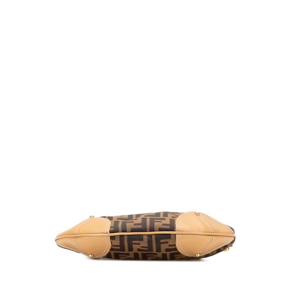 Fendi Zucca Canvas Hobo Brown Good - Inside View