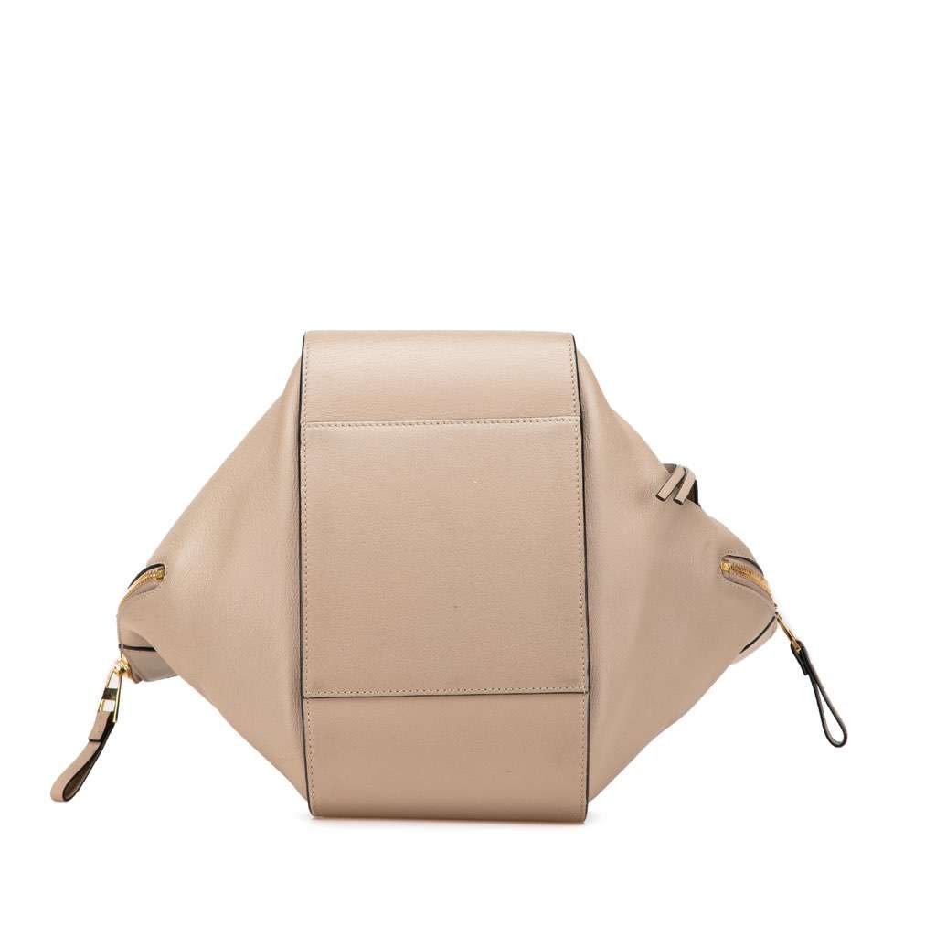 Loewe Small Leather Hammock Bag Brown Leather Good - Inside View