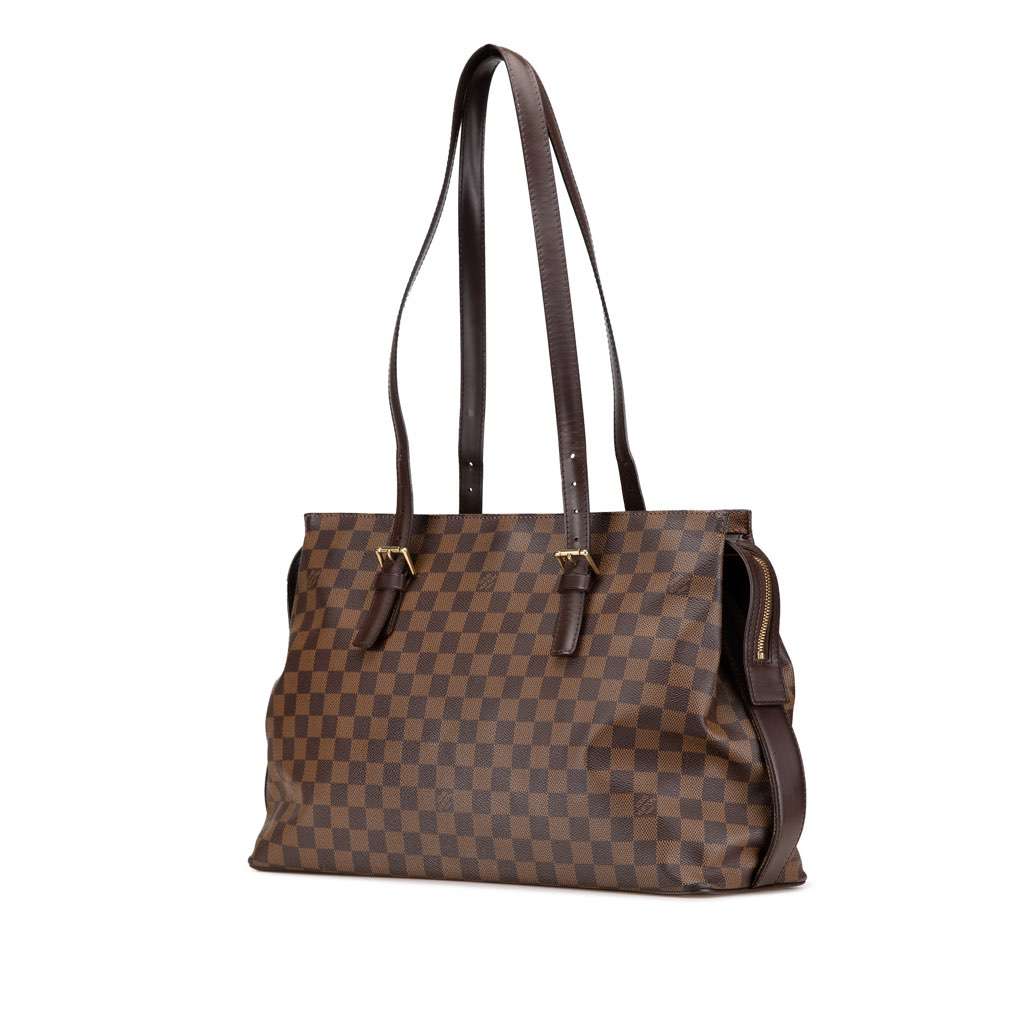 Louis Vuitton Damier Ebene Chelsea Brown Canvas Good condition - Back View