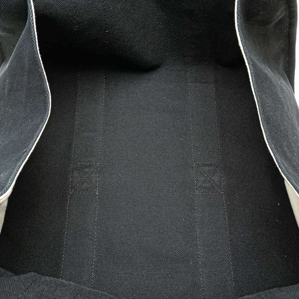 Hermès Toile Cannes MM Black Canvas Good condition - Model View