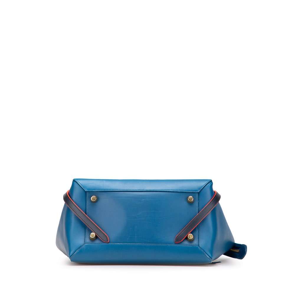 Celine Mini Tricolor Smooth Calfskin Belt Bag Blue Leather Very good - Inside View