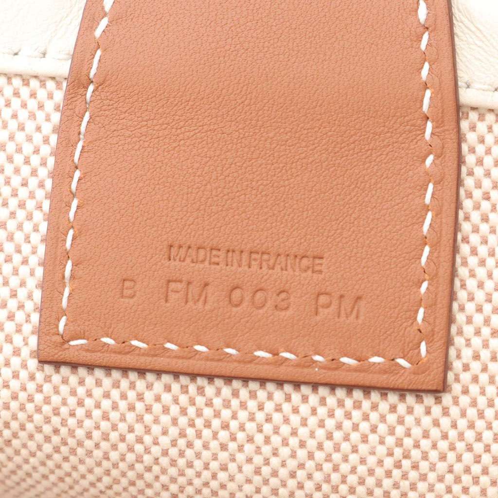 Hermès Toile Sac Steeple 25 Brown Canvas Very good condition - Model View