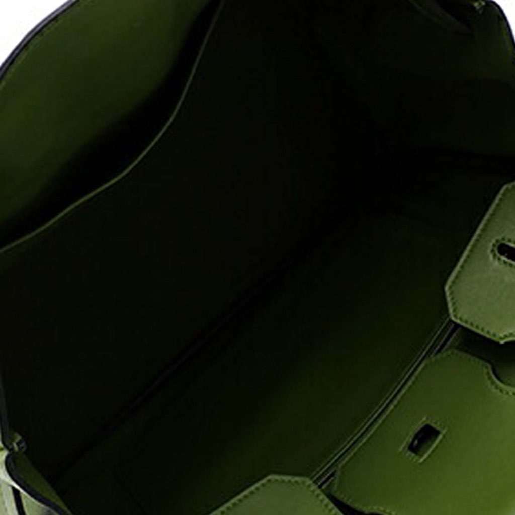 Hermès Swift Birkin Retourne 35 Green Leather Good condition - Model View
