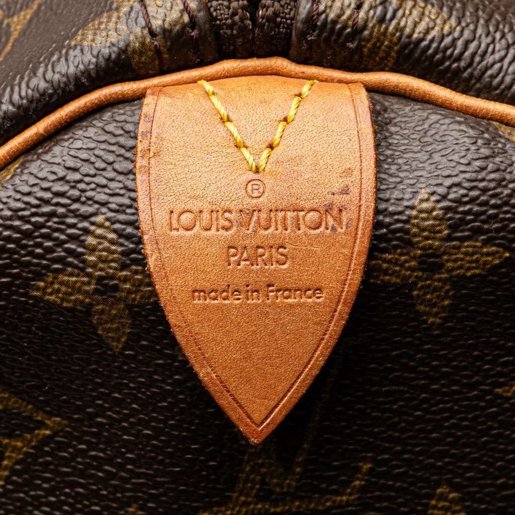 Louis Vuitton Monogram Keepall 60 Brown Canvas Good - Box View