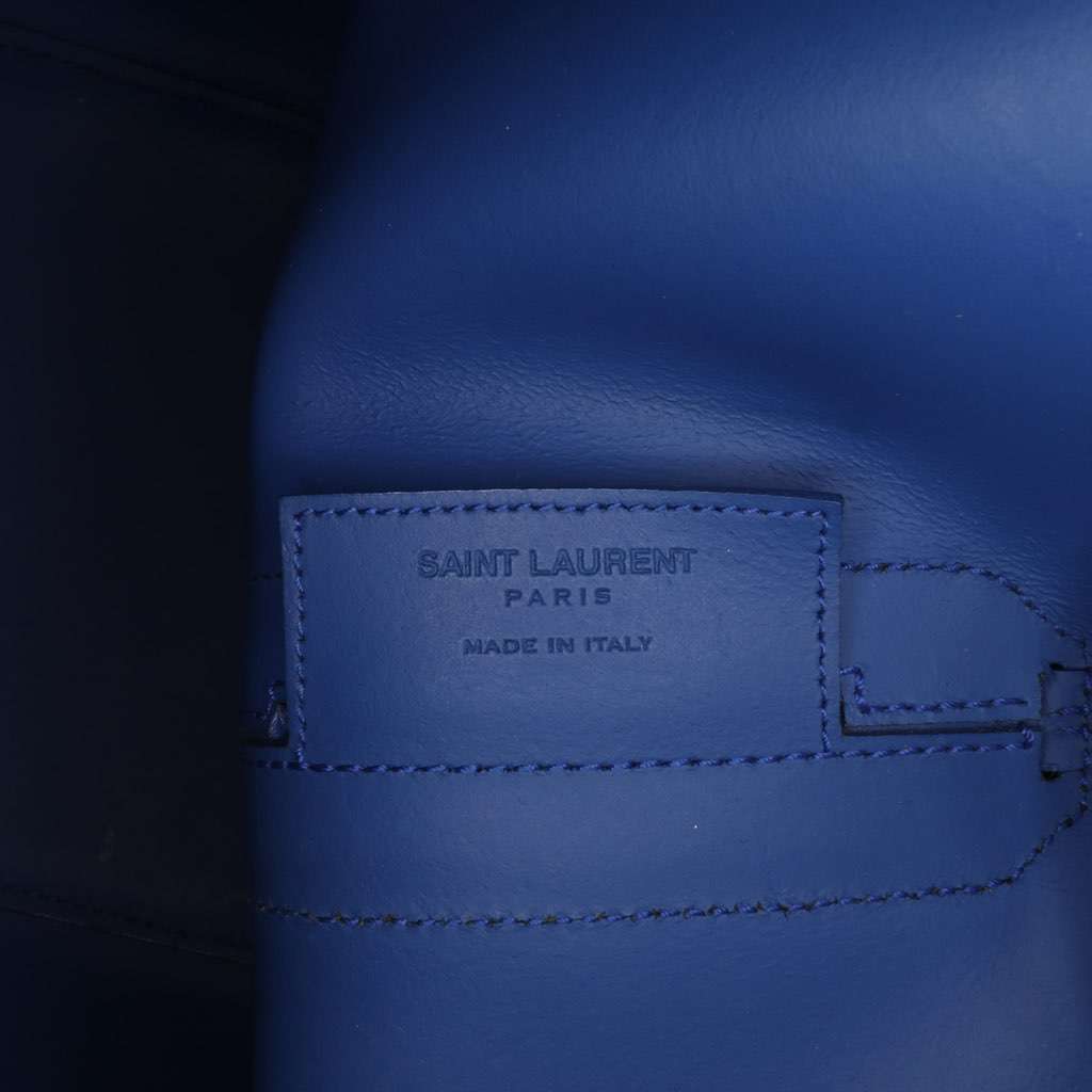 Saint Laurent Medium Leather Emmanuelle Bucket Bag Black Leather Good - Box View