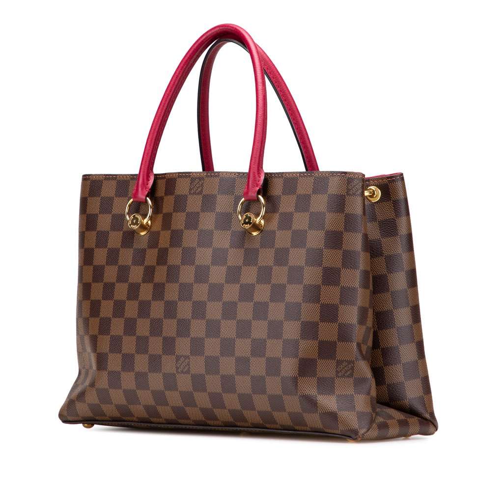 Louis Vuitton Damier Ebene Riverside Brown Canvas Very good - Back View