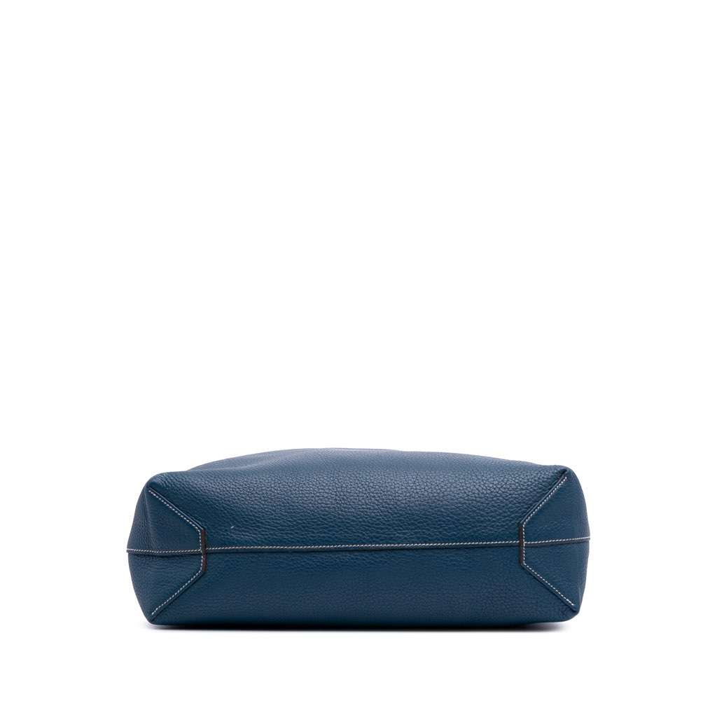Hermès Clemence Double Sens 36 Blue Leather Good condition - Inside View