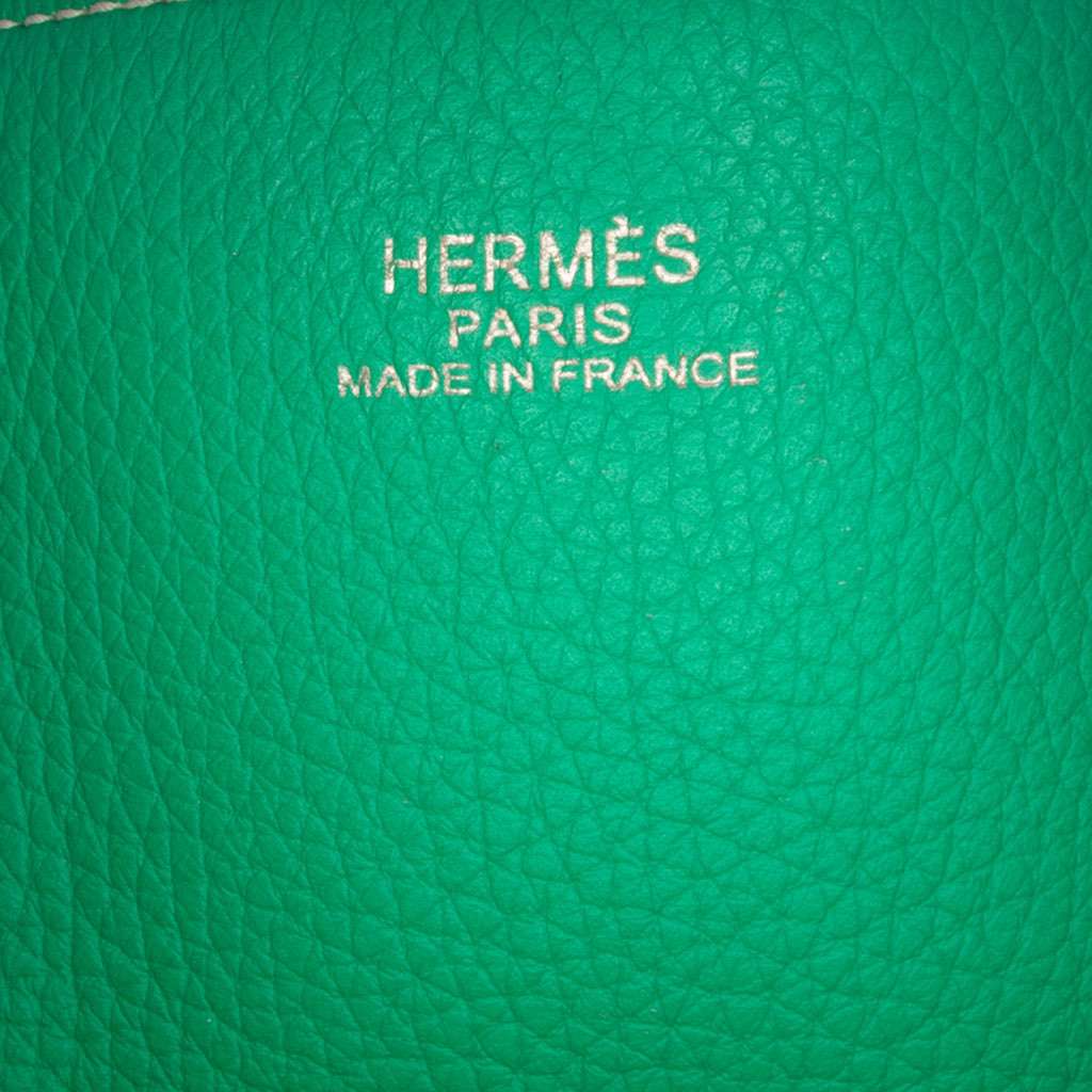 Hermès Clemence Double Sens 36 Blue Leather Good condition - Box View