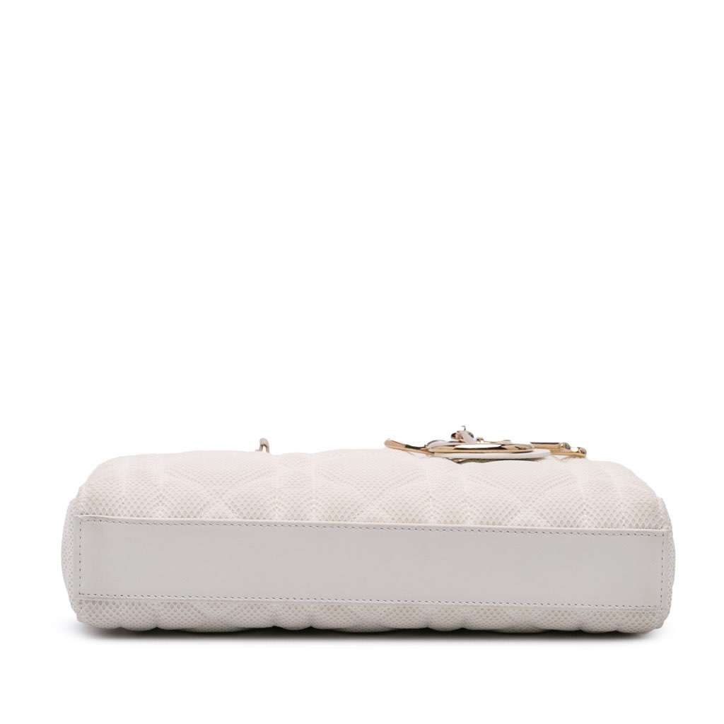 Dior Medium Technical Fabric Macrocannage Lady D Joy White Very good - Inside View