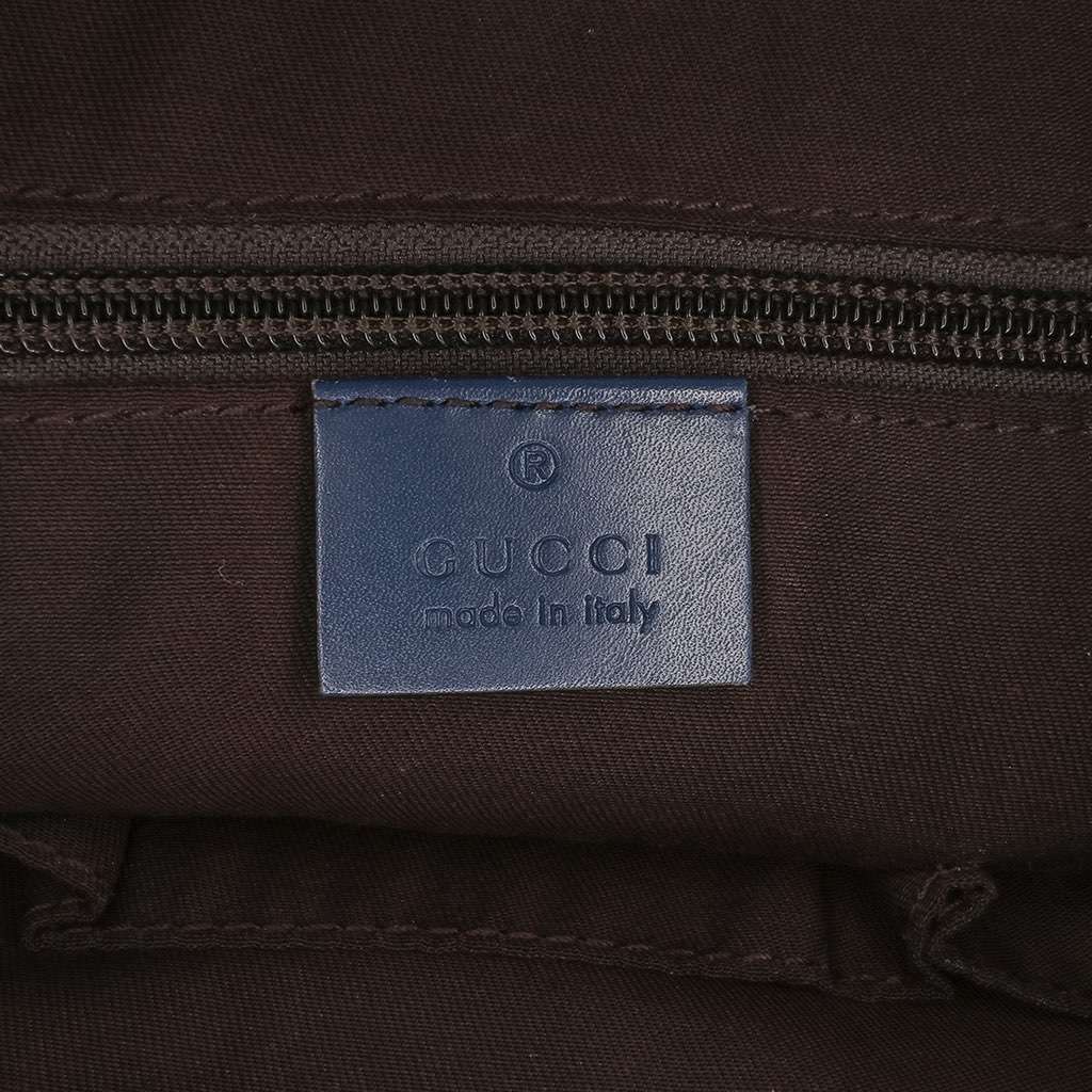 Gucci Leather Diamante Hilary Lux Crossbody Blue Leather Good - Box View