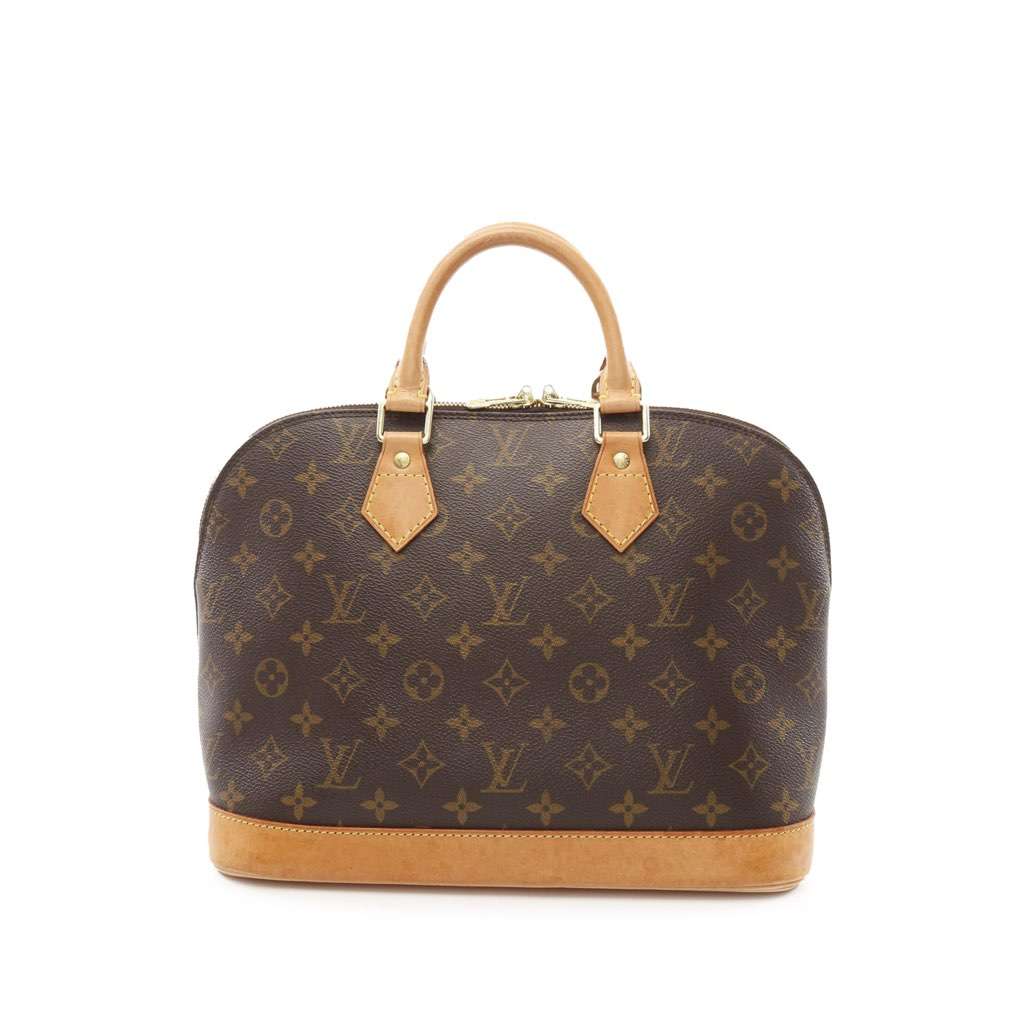 Louis Vuitton Monogram Alma PM Brown Canvas Good - Front View