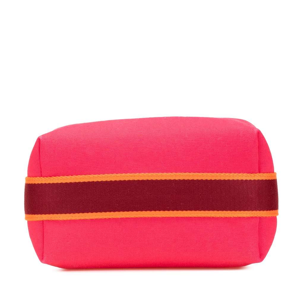 Hermès Small Canvas Bride A Brac Pink Canvas Good condition - Inside View