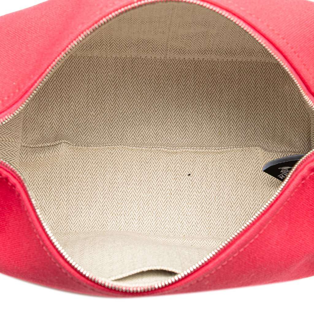 Hermès Small Canvas Bride A Brac Pink Canvas Good condition - Model View
