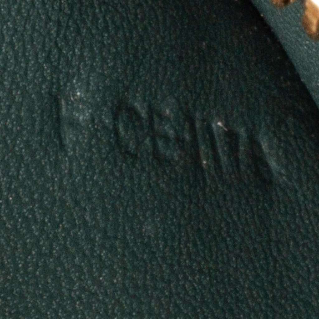 Celine Small Calfskin Classic Box Green Leather Good - Box View