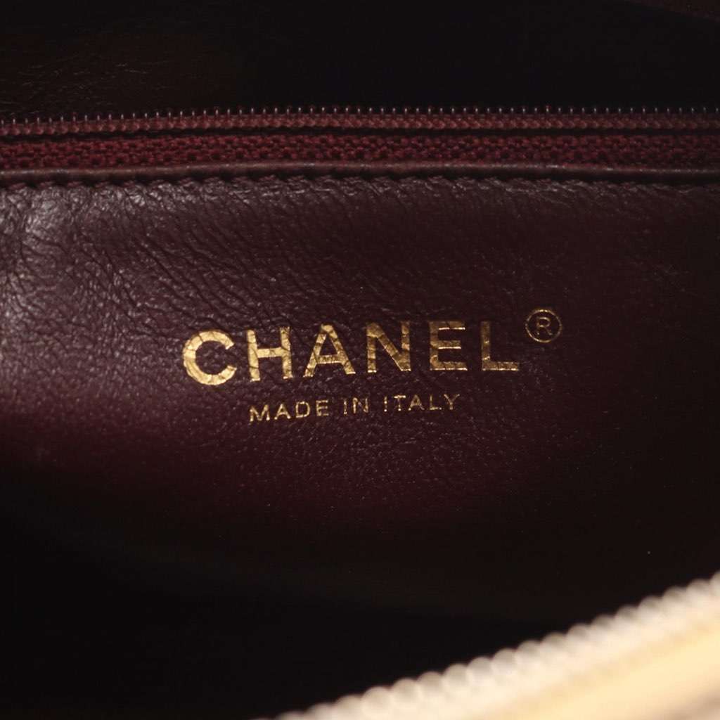 Chanel CC Quilted Lambskin Camera Crossbody Gold Leather Good - Box View
