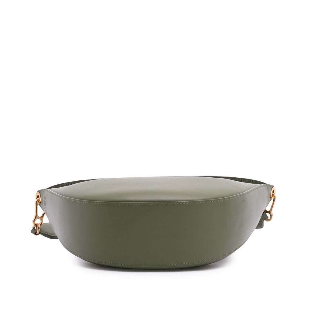 Loewe Small Leather Luna Hobo Green Leather Very good - Inside View