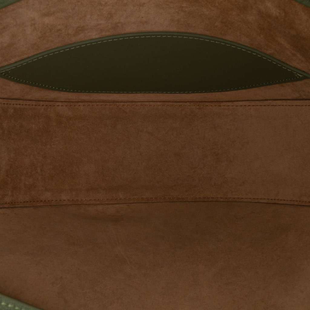 Loewe Small Leather Luna Hobo Green Leather Very good - Model View