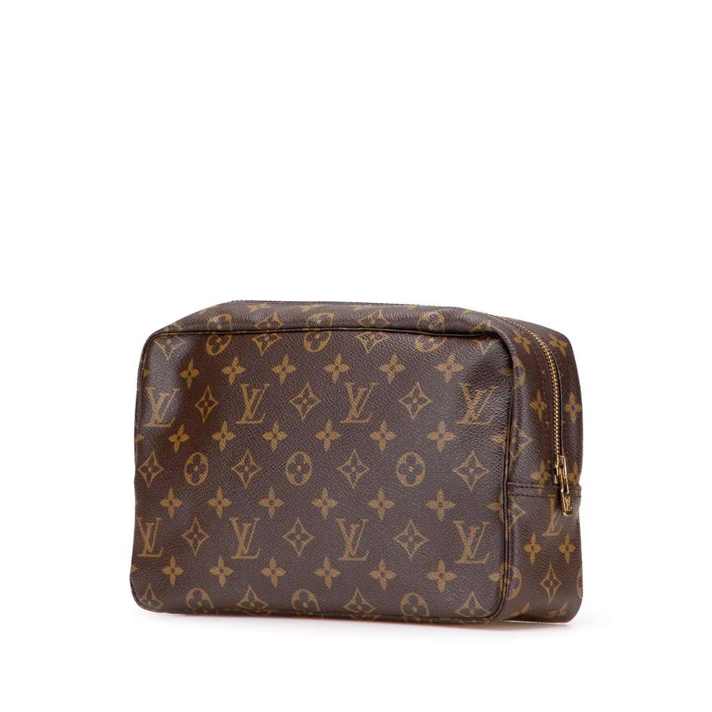 Louis Vuitton Monogram Trousse Toilette 28 Brown Canvas Good condition - Back View