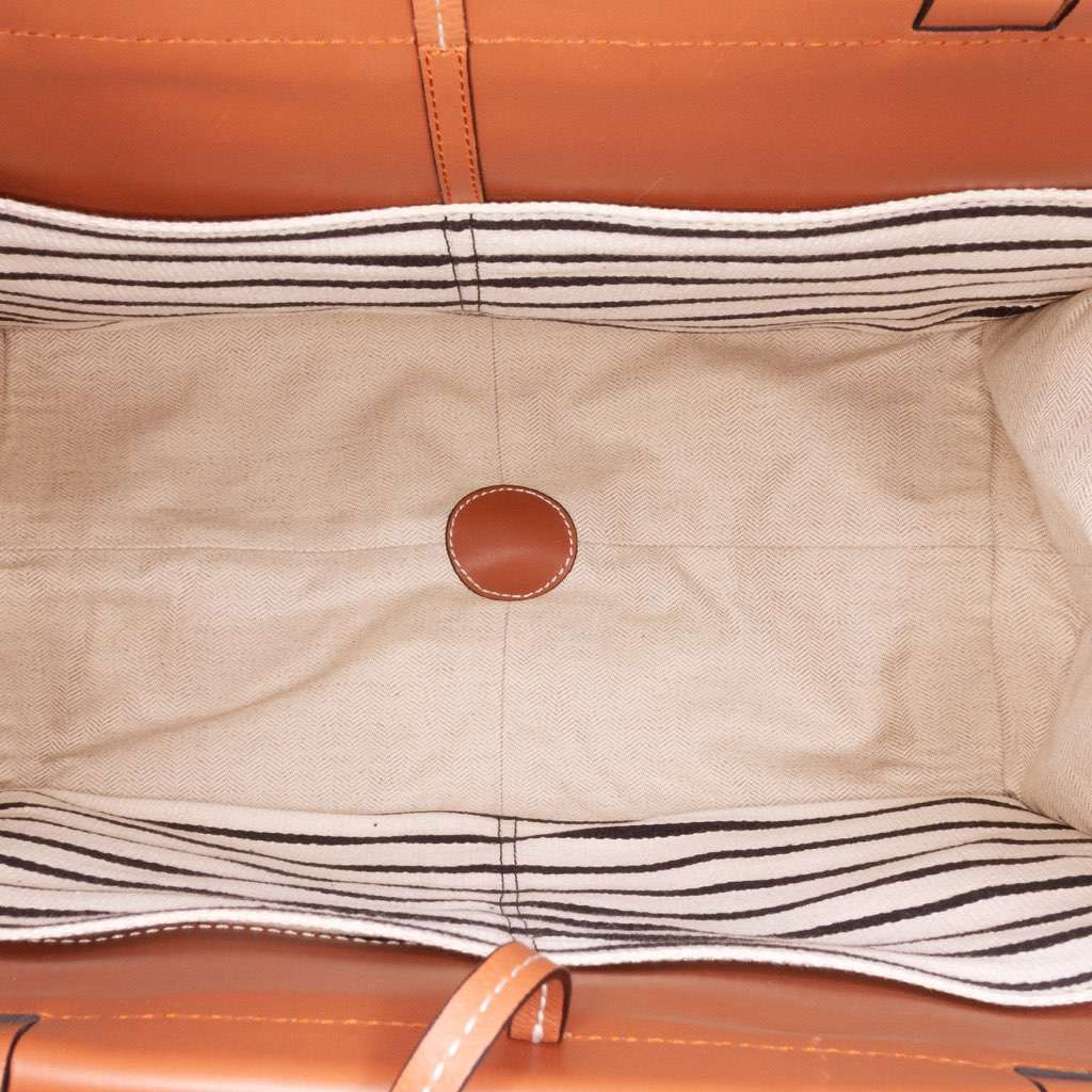 Loewe Paulas Ibiza Large Canvas Stripes Cushion Tote Red Canvas Very good condition - Model View