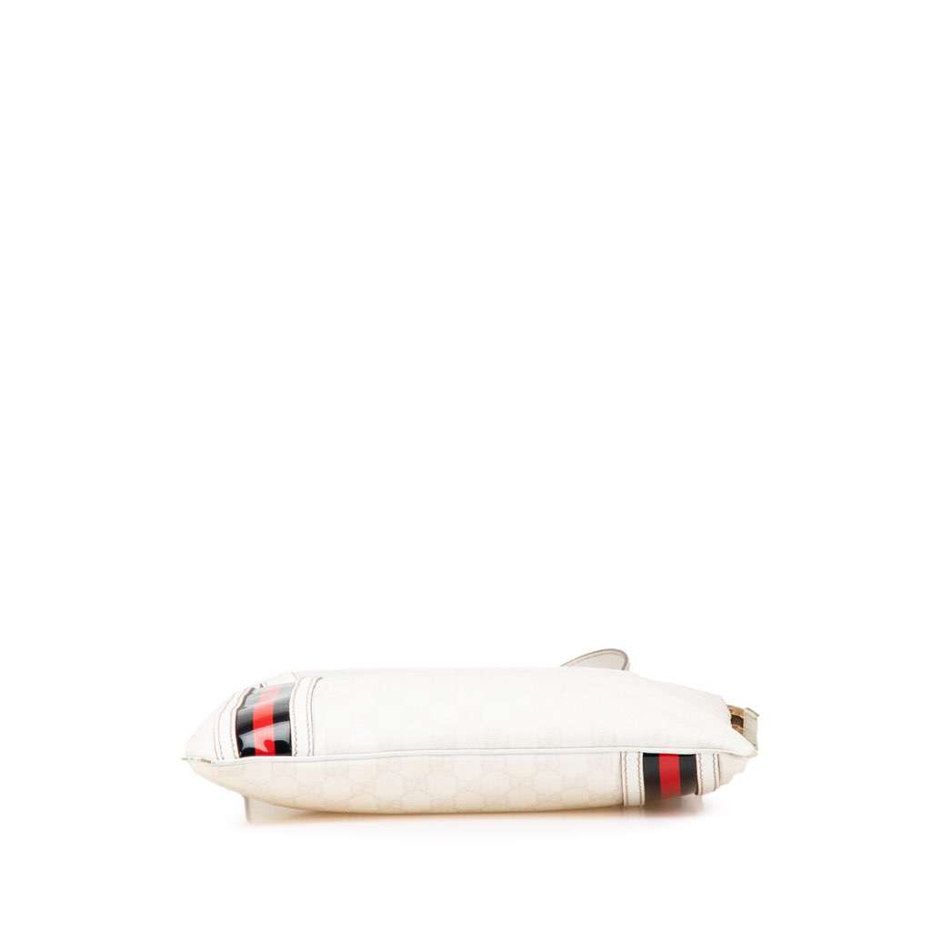 Gucci GG Supreme Web Crossbody White Canvas Very good condition - Inside View